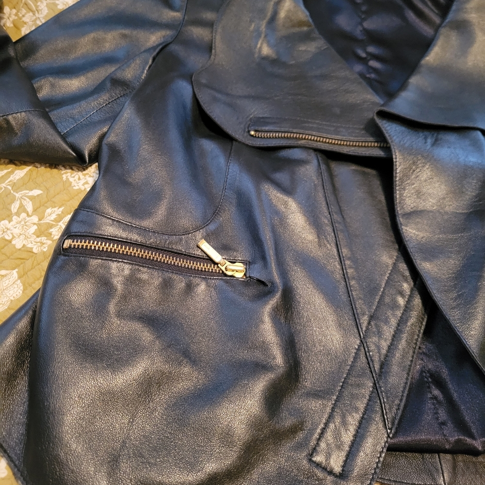 Black Leather Jacket - image 3